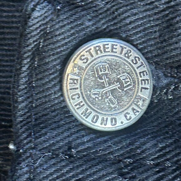 Streets & Steel Black Motorcycle Jeans Reinforced Aramid Knees Size 28 - Picture 7 of 11